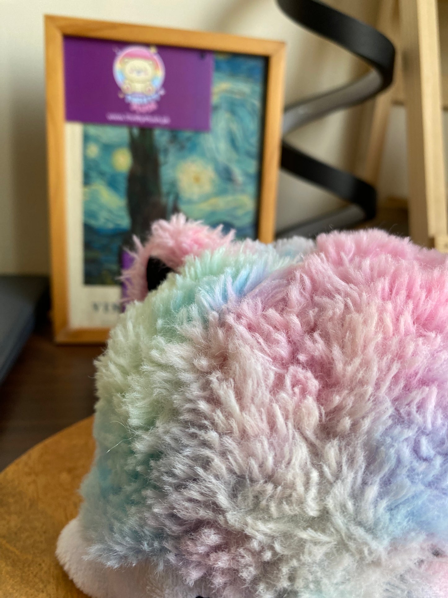 Reversible Mood Changing cat Plushie – Tie-Dye Pink & blue | Viral TikTok Soft Toy in Pakistan