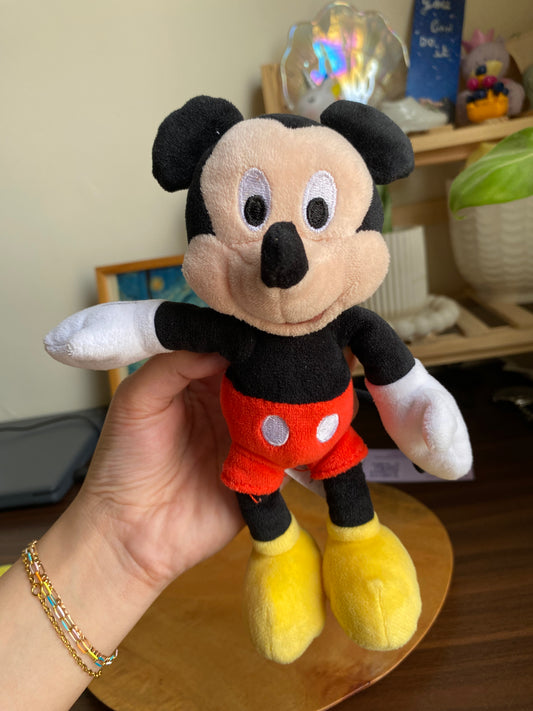 Disney mini Mickey Mouse plush for all ages, red shorts and yellow shoes