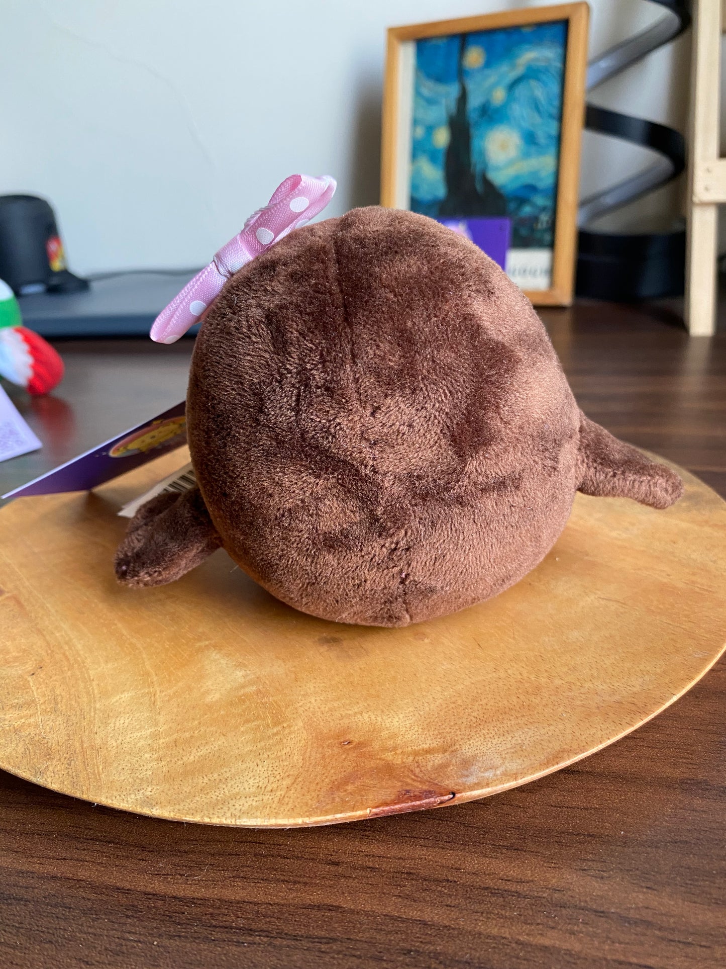 Cadbury World Plush “Chucklebean” Cocoa Bean Girl – ~4″ Beanie Soft Toy chocolate