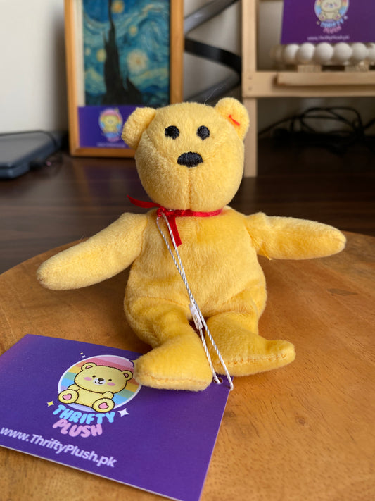 TY Beanie Babies “Yazzie the Yellow Bear” – McDonald’s Teenie Beanie