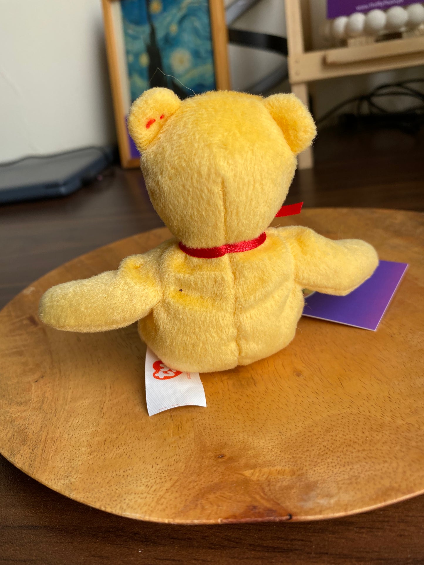 TY Beanie Babies “Yazzie the Yellow Bear” – McDonald’s Teenie Beanie
