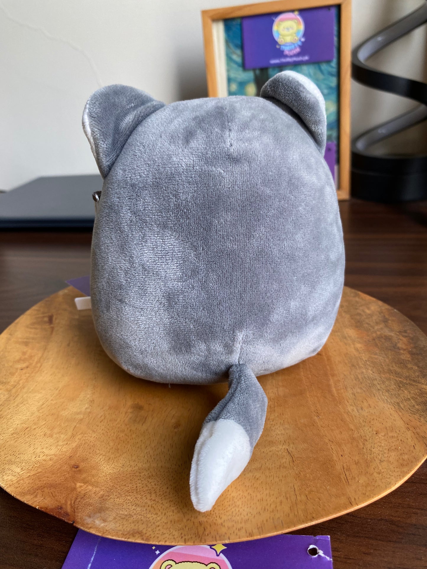 Squishmallows Willy the Wolf – Original Kellytoy Plush (Grey/White) | ThriftyPlush Pakistan