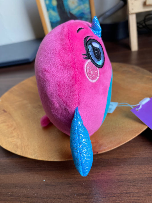 Mush Meez “Natalie the Narwhal” 6” Squishy Moldable Plush Toy| ThriftyPlush Pakistan