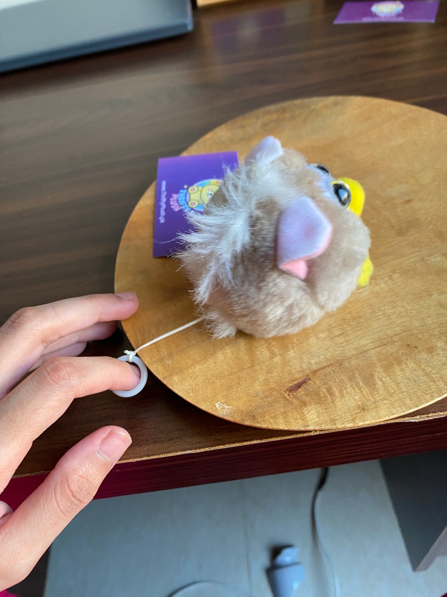 Vibrating Pull-Ring Plush Toy Sensory Motion Soft Stuffed Animal