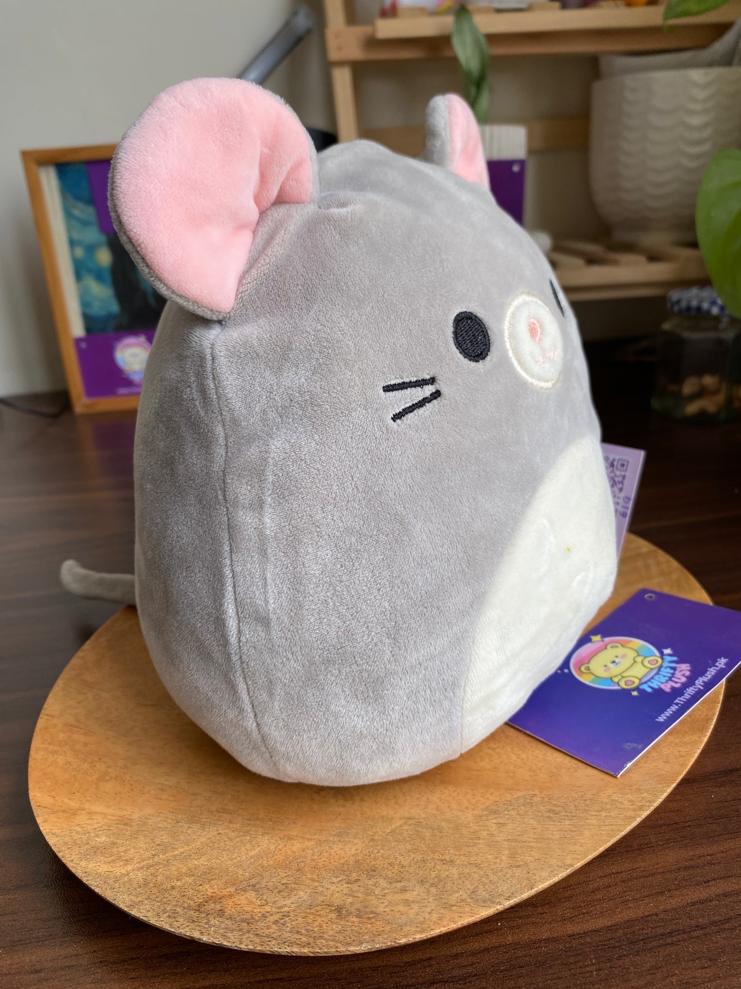Squishmallows Misty the Mouse – 8″ Plush, Rare Kellytoy