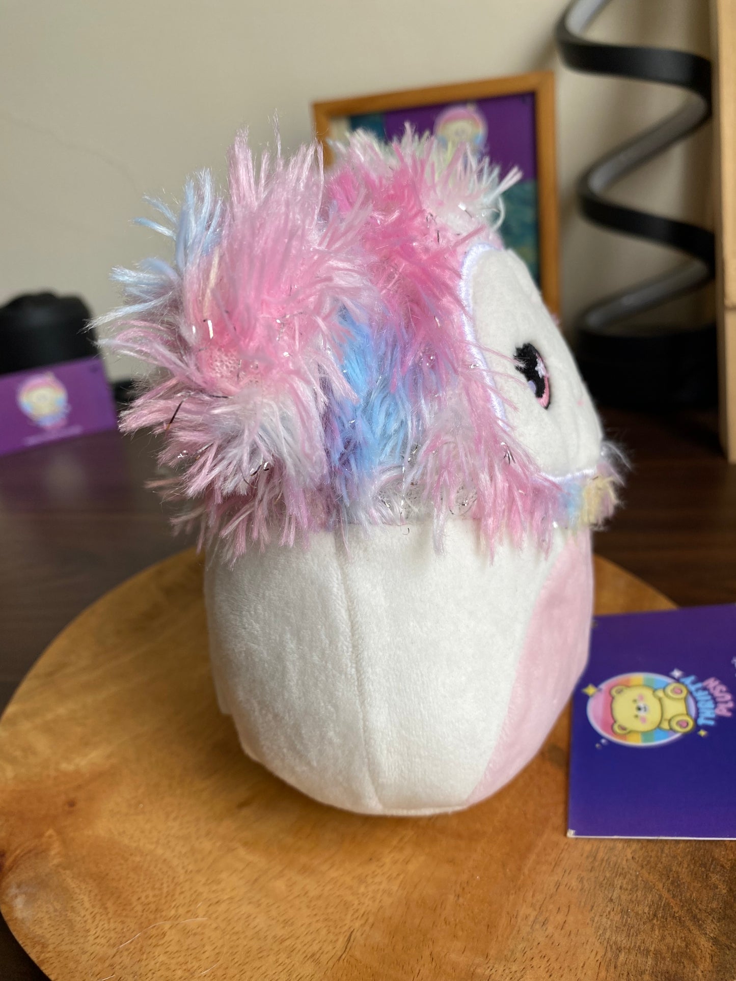 Zaylee Bigfoot / Yeti Squishmallow Plush 6″ – Rainbow Maned Collectible Squishy Toy