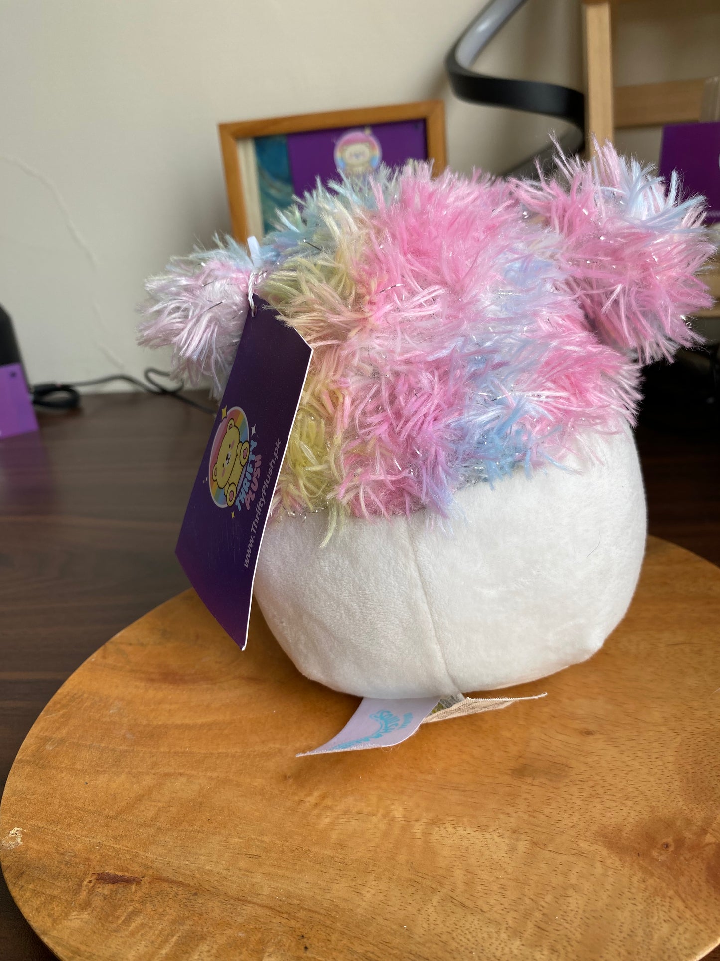 Zaylee Bigfoot / Yeti Squishmallow Plush 6″ – Rainbow Maned Collectible Squishy Toy