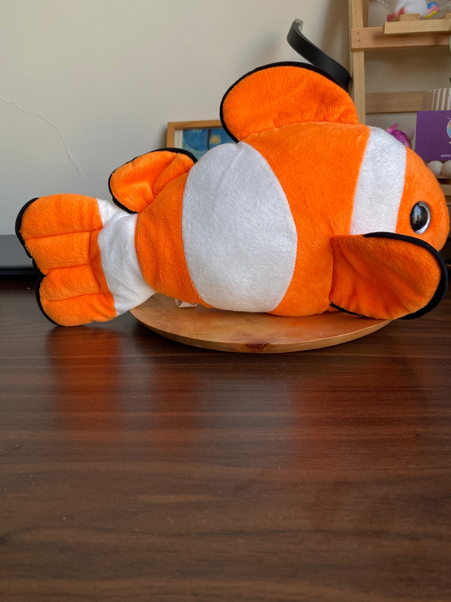 Clownfish Plush Toy – Soft & Cuddly Orange and White Stuffed Animal (Nemo-Inspired) finding nemo