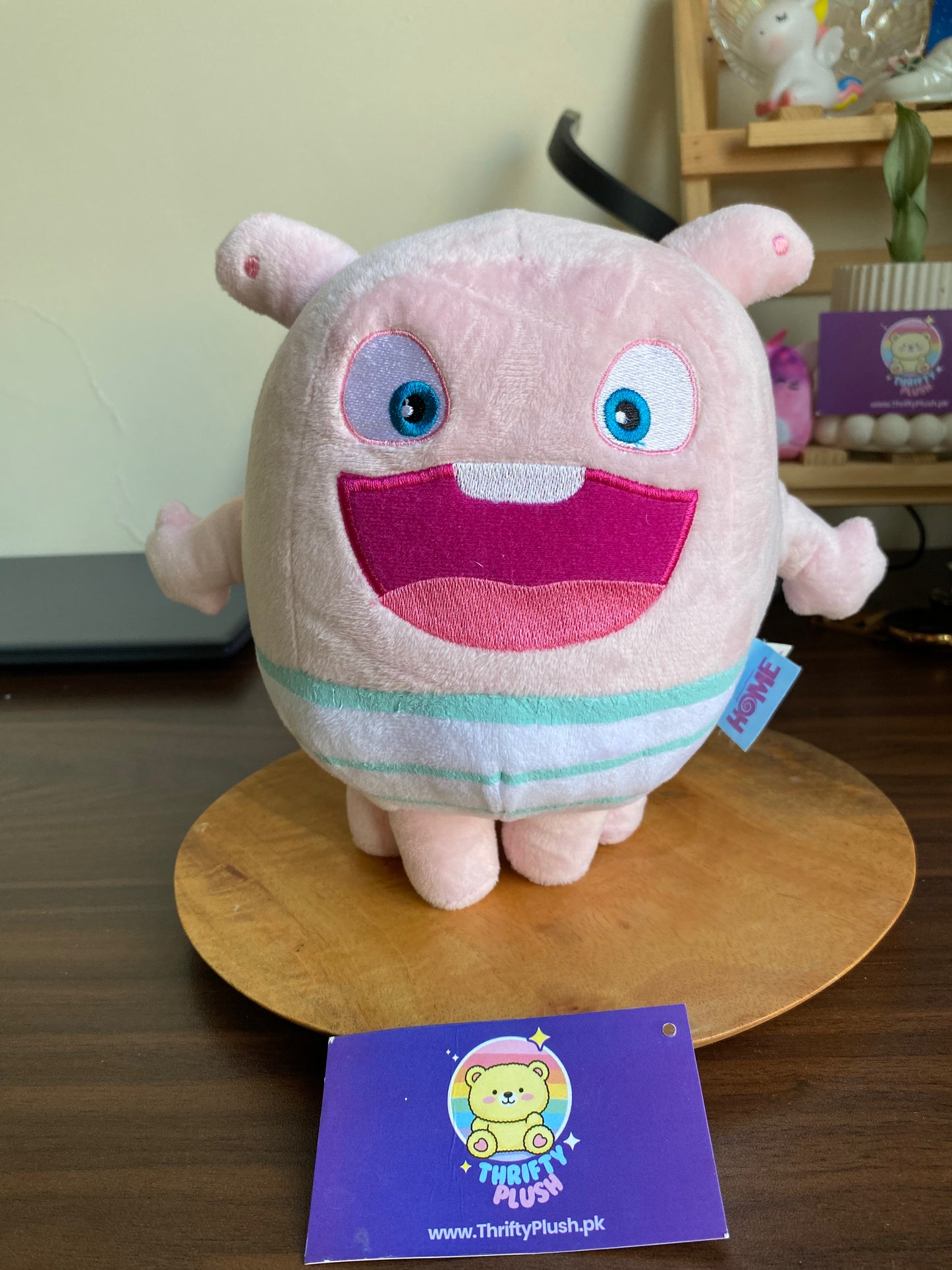 DreamWorks Home Pink Alien Baby Boov Plush – 25cm Soft Collectible Stuffed Toy