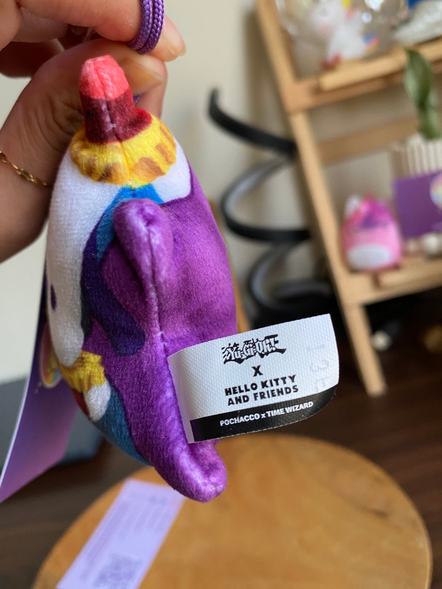 Pochacco × Time Wizard Plush – Yu-Gi-Oh! × Hello Kitty Official Sanrio Crossover