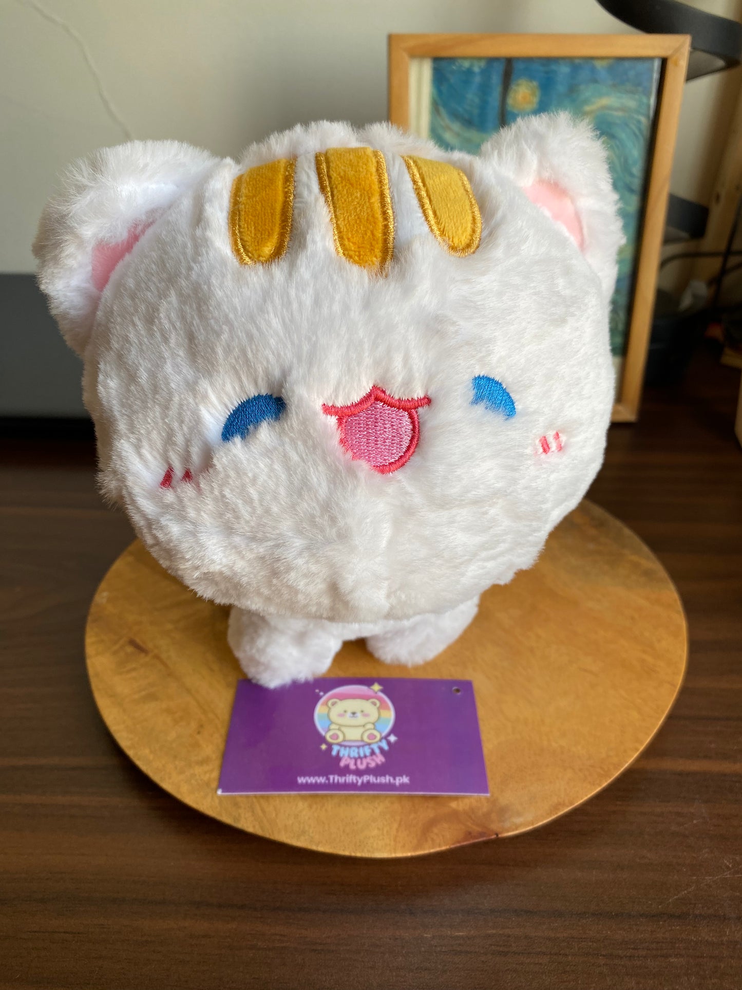 Kawaii Luna Fluffy white Cat