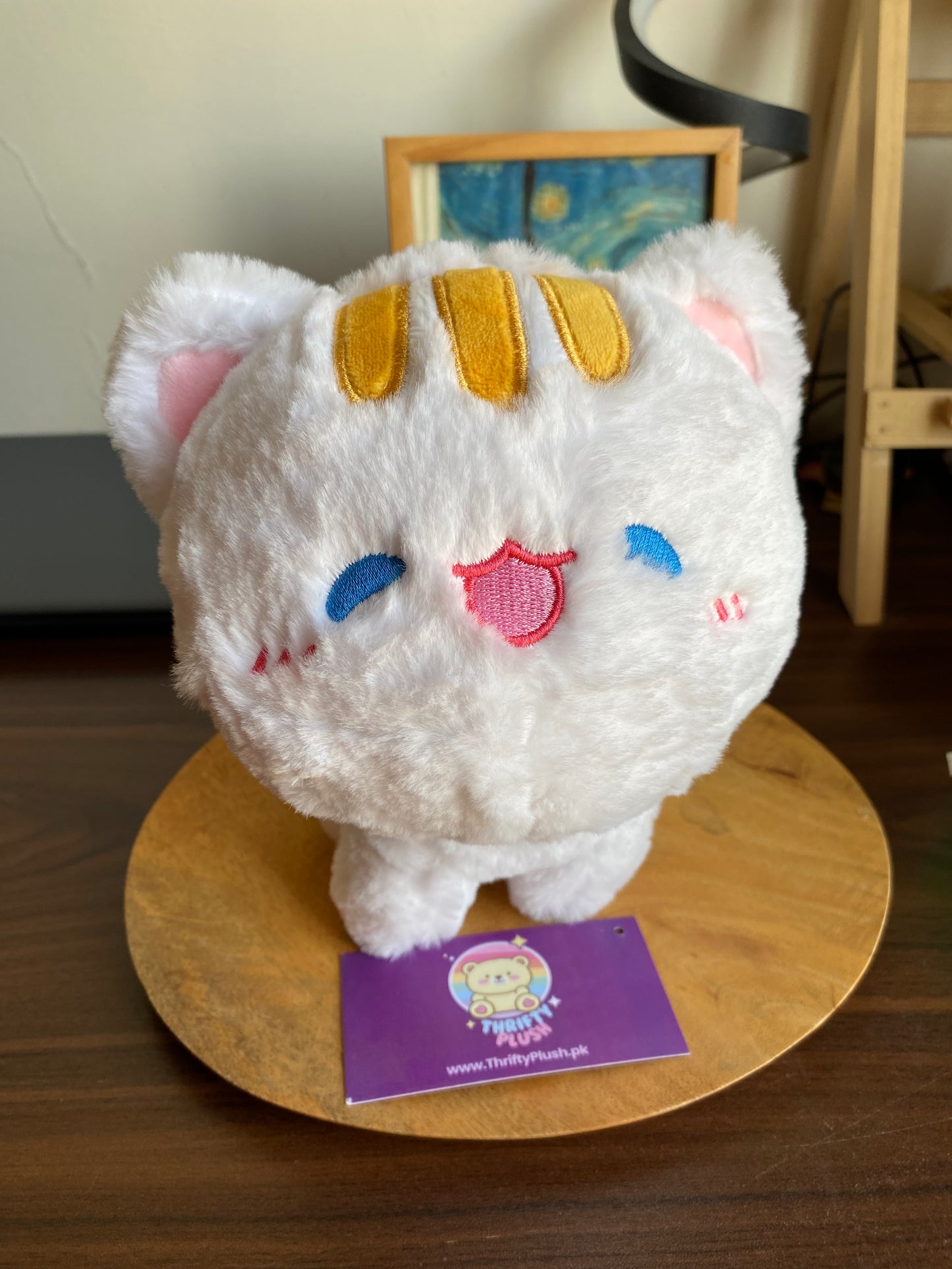 Kawaii Luna Fluffy white Cat