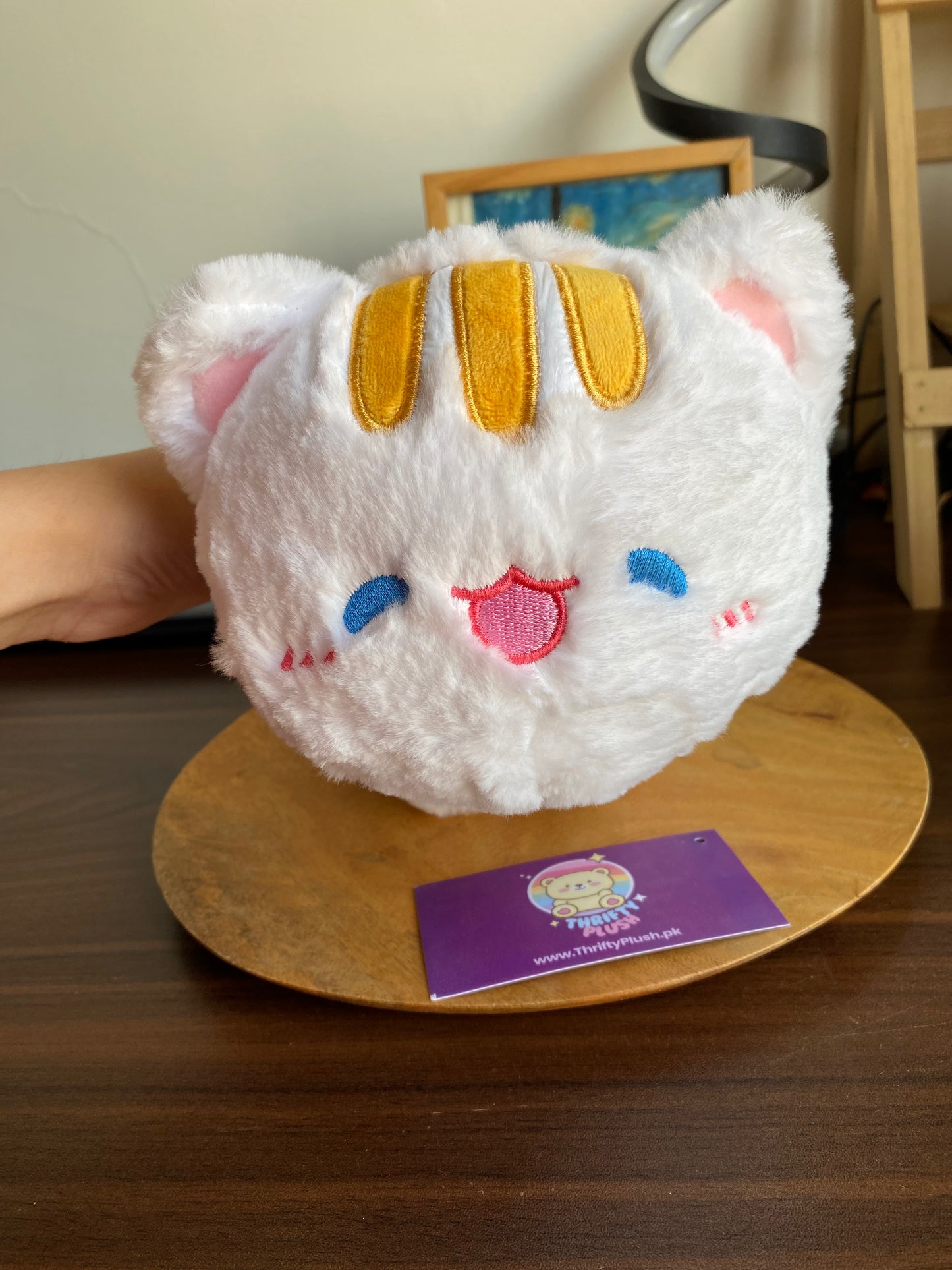 Kawaii Luna Fluffy white Cat