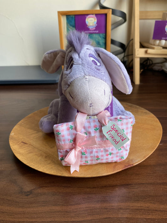 Vintage Eeyore Plush with ‘Special Friend’ Bag – Winnie the Pooh Bean Bag Toy