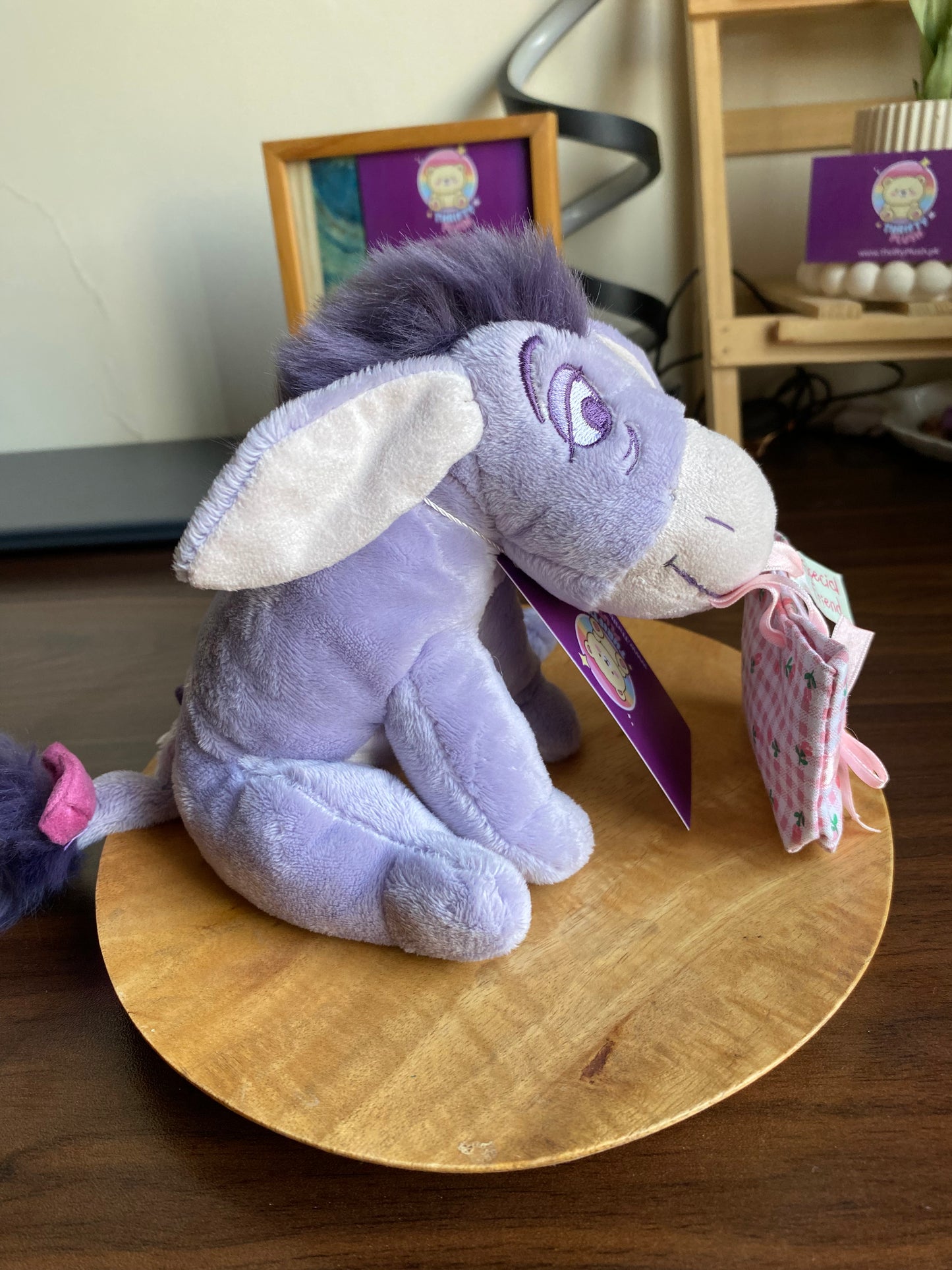 Vintage Eeyore Plush with ‘Special Friend’ Bag – Winnie the Pooh Bean Bag Toy