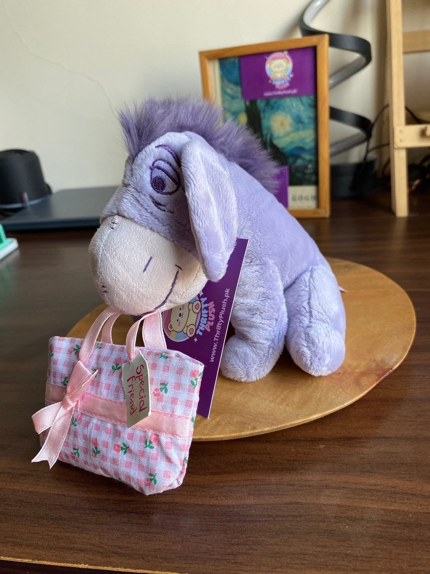 Vintage Eeyore Plush with ‘Special Friend’ Bag – Winnie the Pooh Bean Bag Toy