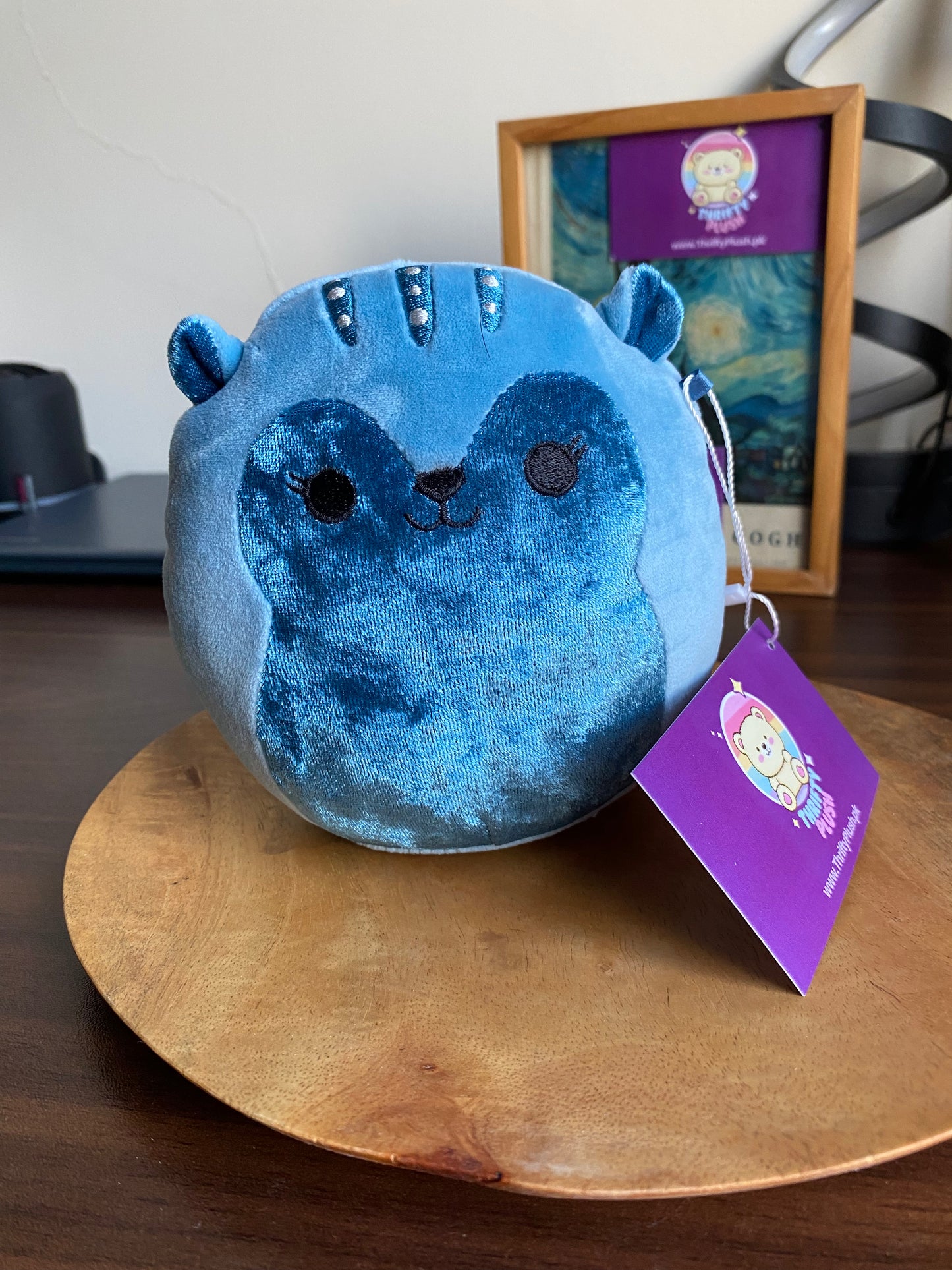 Brunhilda the Blue Squirrel Squishmallow Plush – Soft & Cuddly Collectible Toy