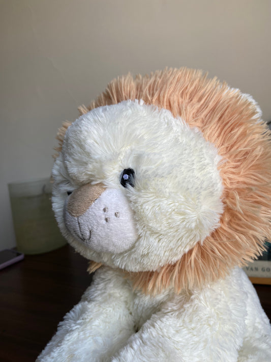 Rachel Zoe Bloomin’ Baby Lion Plush – 10” Soft Rattle Toy for