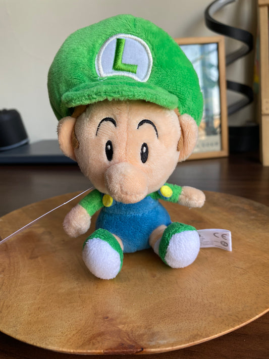 Baby Luigi Plush – Super Mario Bros Soft Toy | 6 Inch Collectible