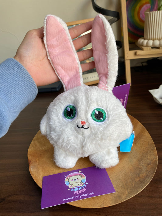White Mini Cat Plush – Faux Fur Furry Kitty Toy | Cute Collectible – ThriftyPlush.pk