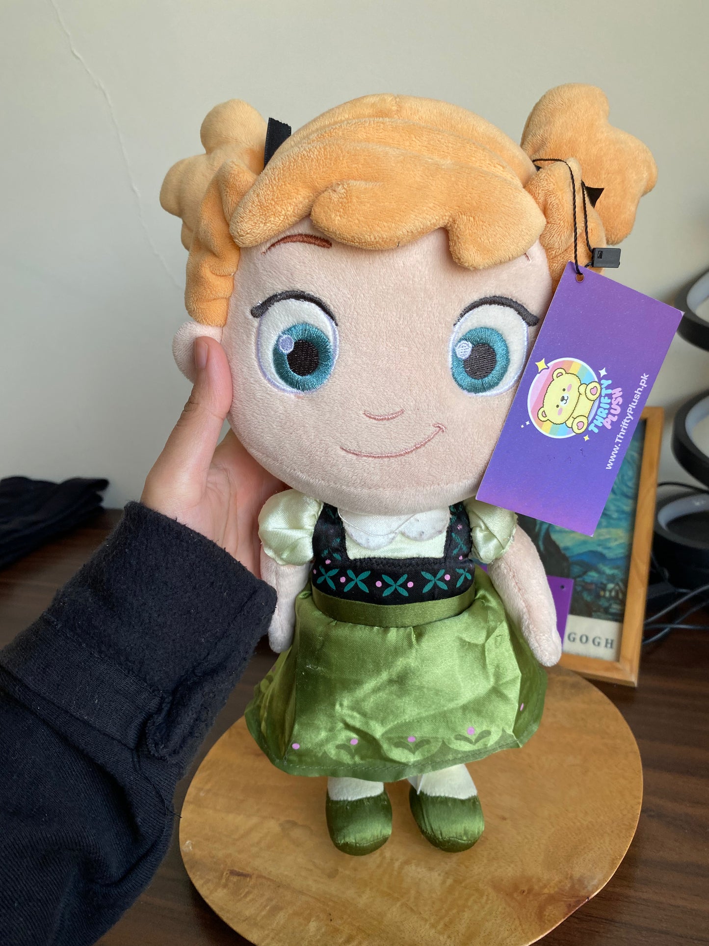 Disney Store Frozen Anna Toddler Plush Doll (12″) – Official Disney Soft Toy for Kids