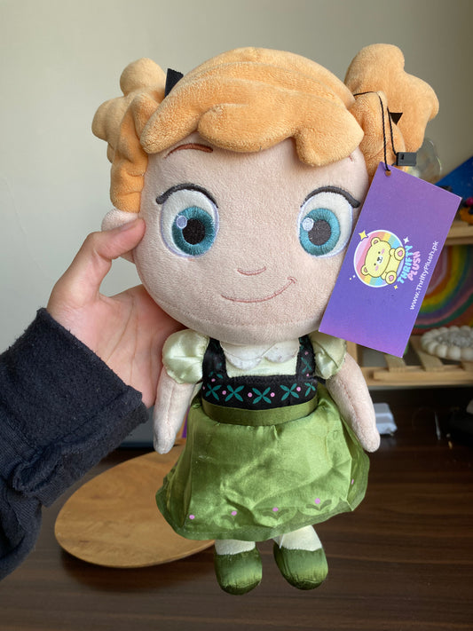 Disney Store Frozen Anna Toddler Plush Doll (12″) – Official Disney Soft Toy for Kids