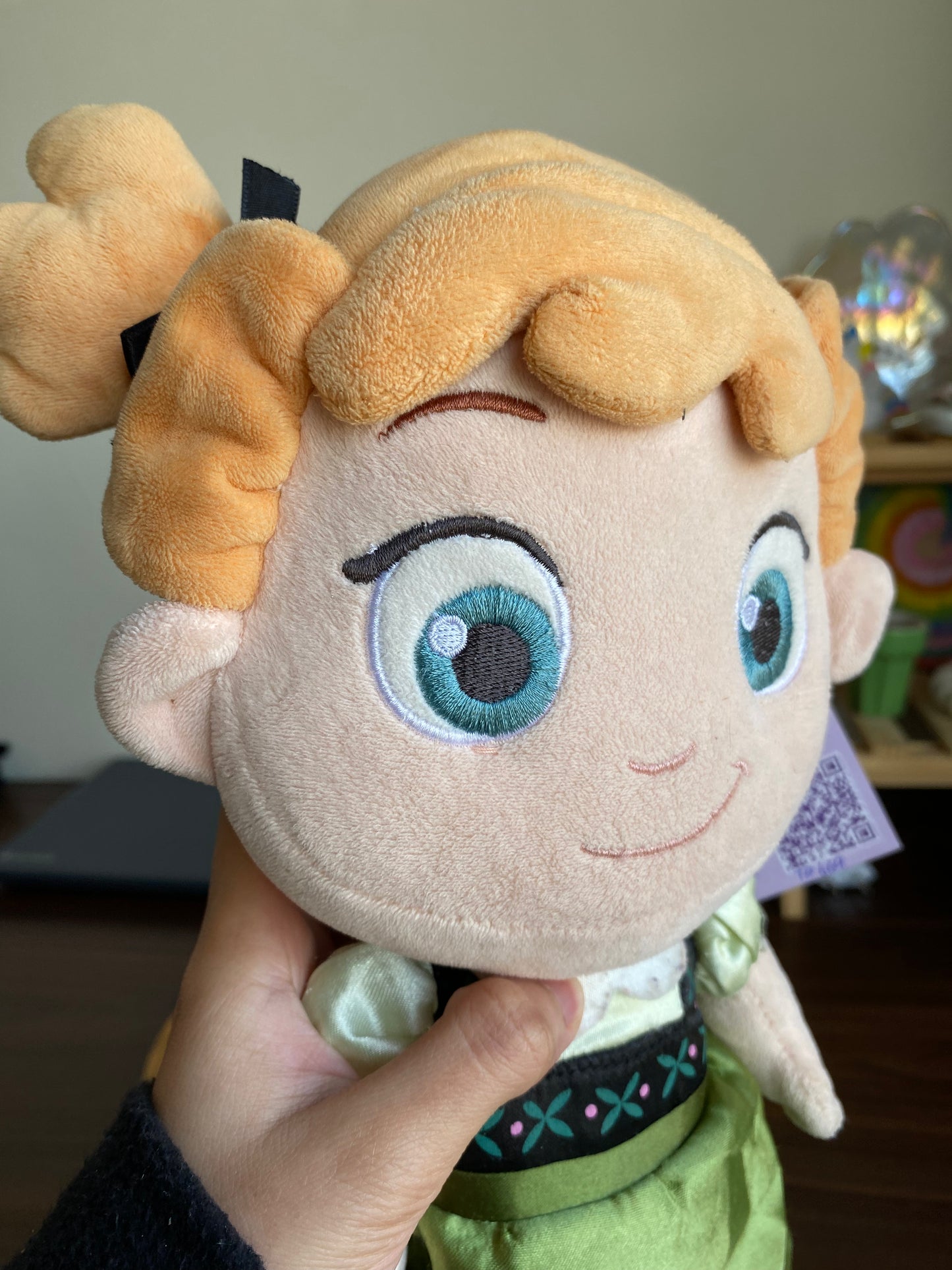 Disney Store Frozen Anna Toddler Plush Doll (12″) – Official Disney Soft Toy for Kids