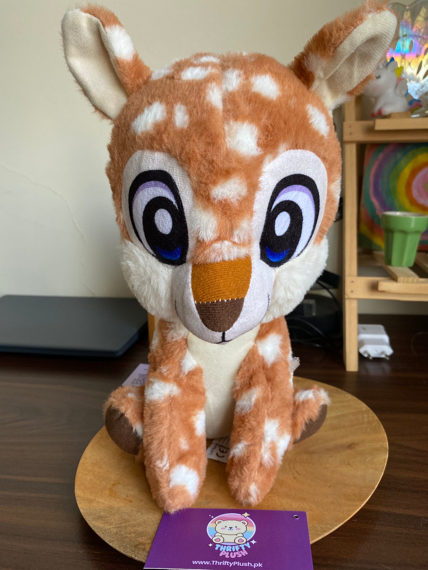 Ziqi baby deer plush toy, also known as SoftyHoof or Praline the Deer.