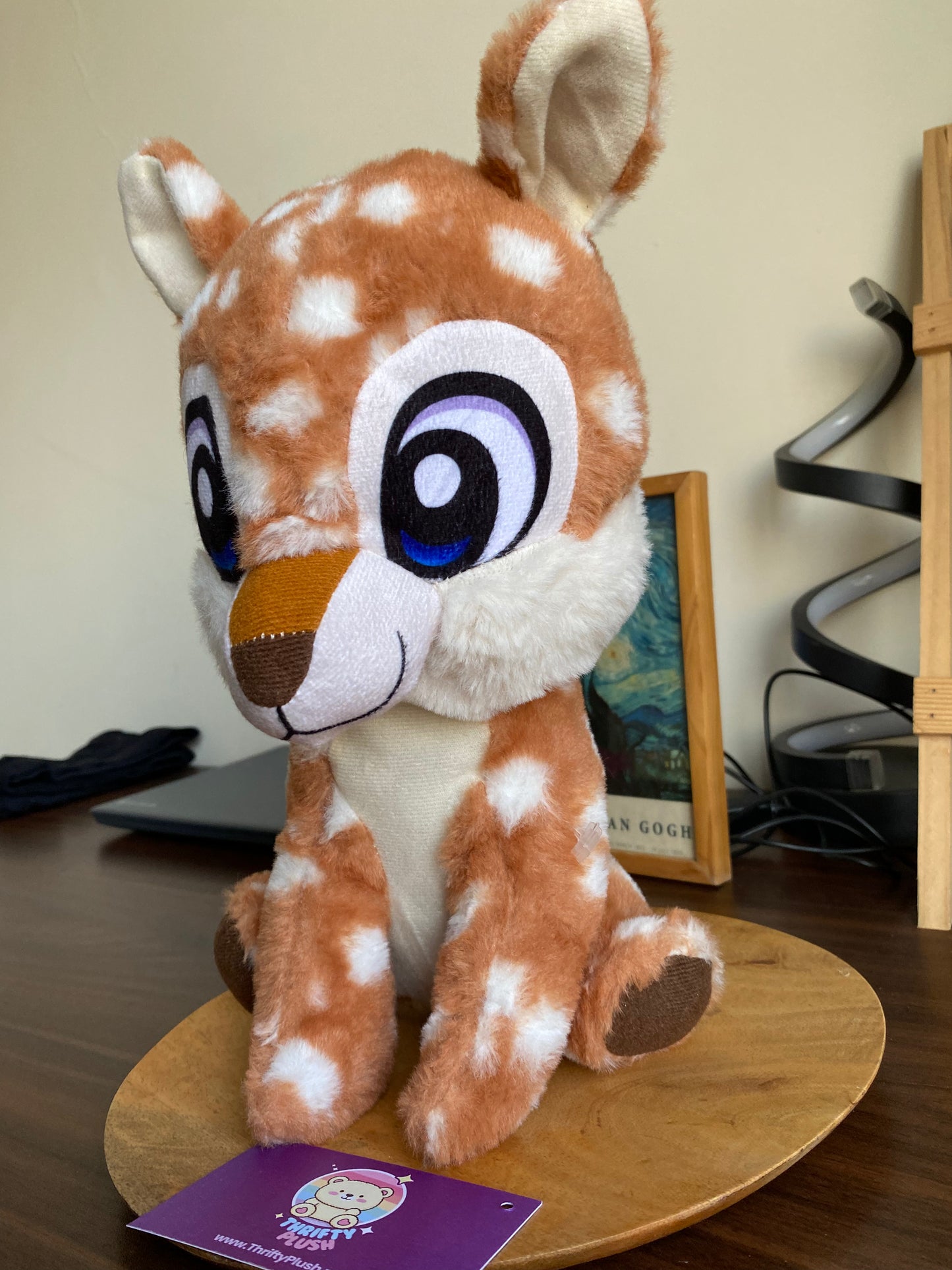 Ziqi baby deer plush toy, also known as SoftyHoof or Praline the Deer.