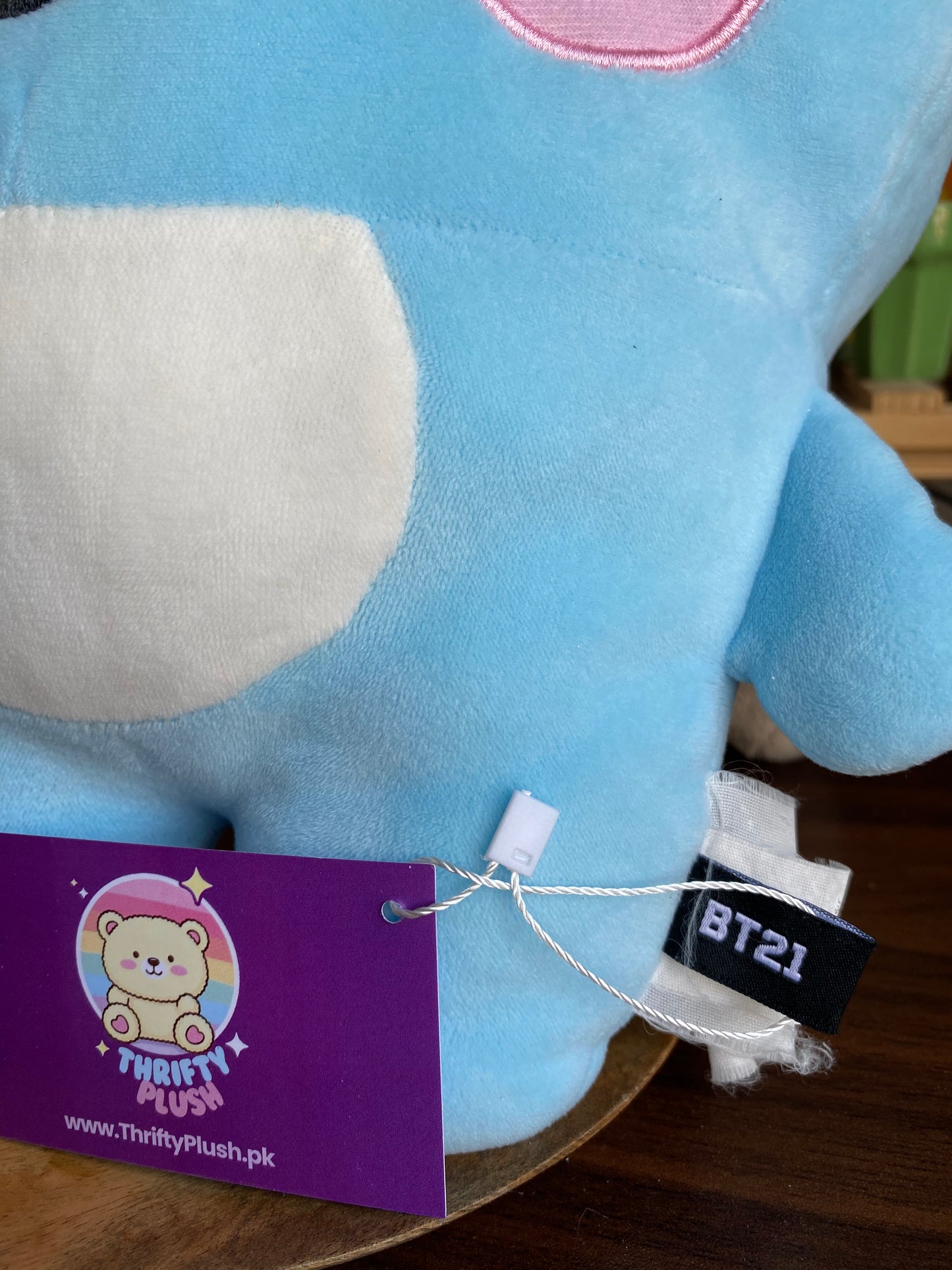 BT21 KOYA Plush Toy – Original Blue Soft Stuffed Doll for BTS Fans in Pakistan