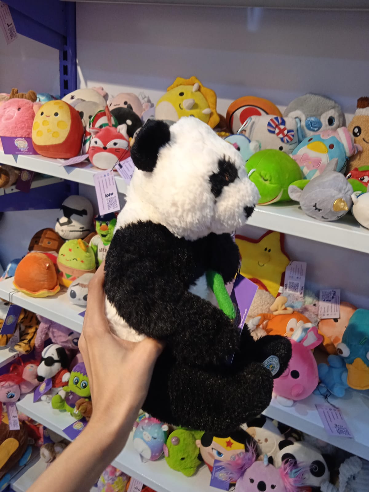 Bamboo-Hugging Panda Series Plush Doll.