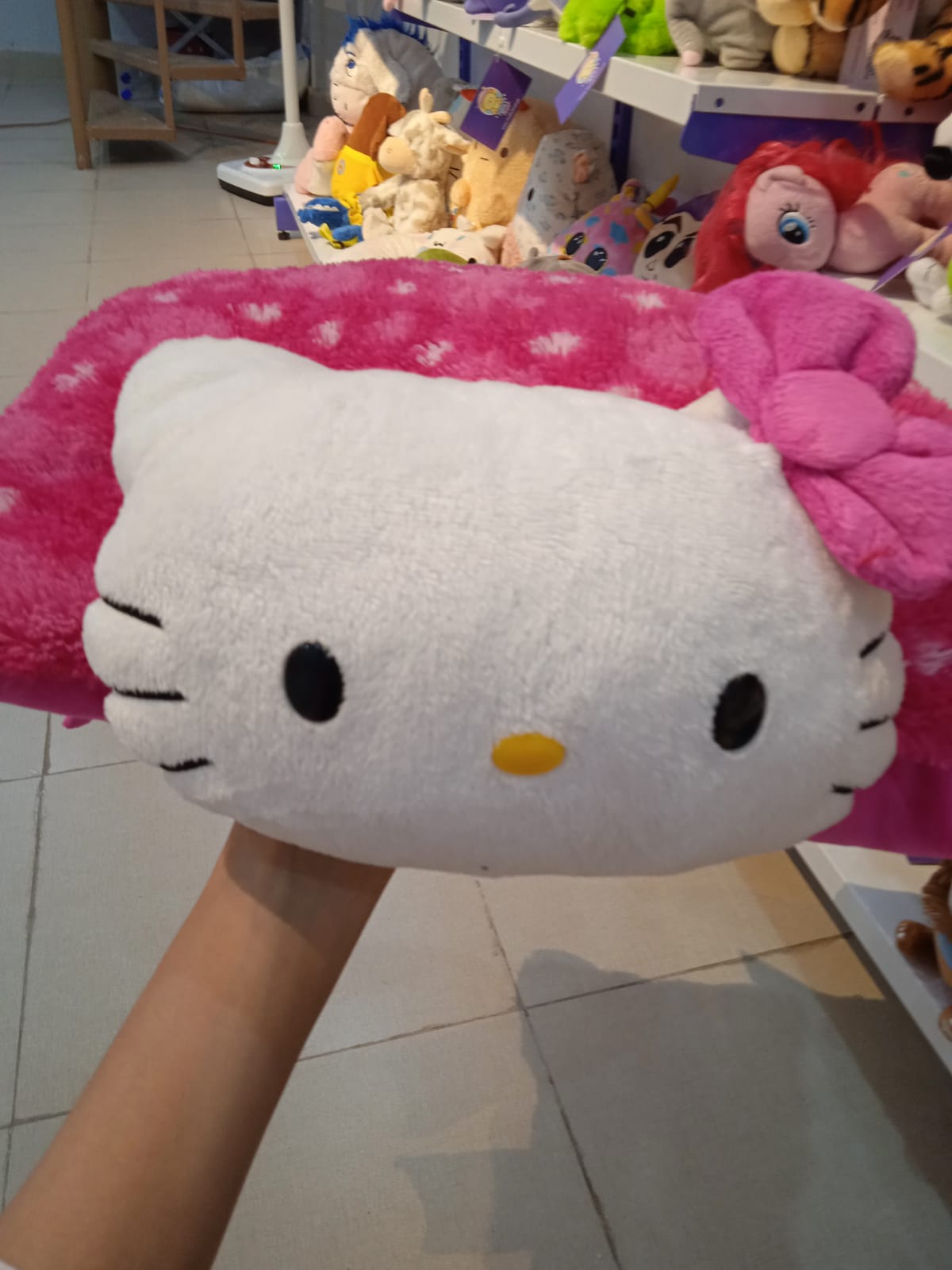 Hello Kitty Pink Hearts Dream Lites Pillow Pet Plush Toy