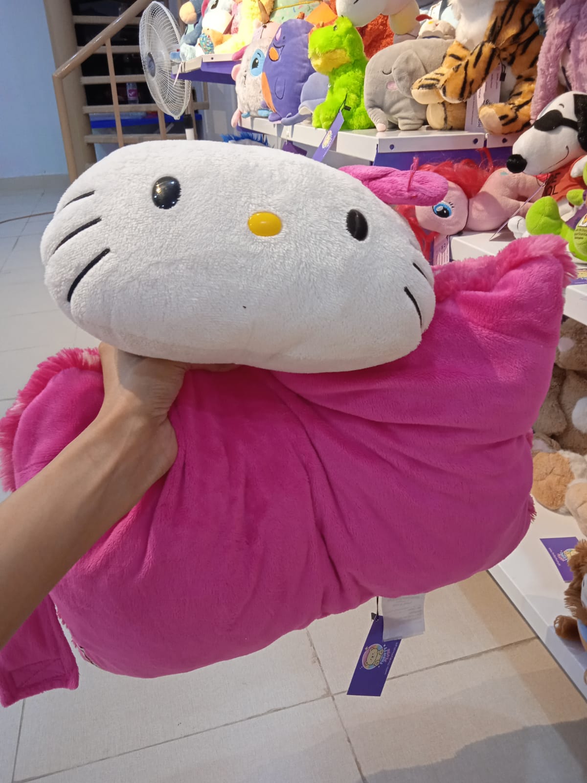 Hello Kitty Pink Hearts Dream Lites Pillow Pet Plush Toy