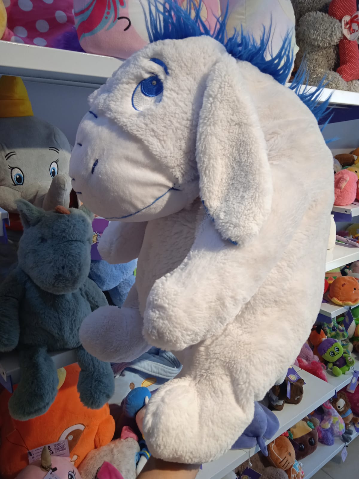 Winter White Eeyore Plush Toy