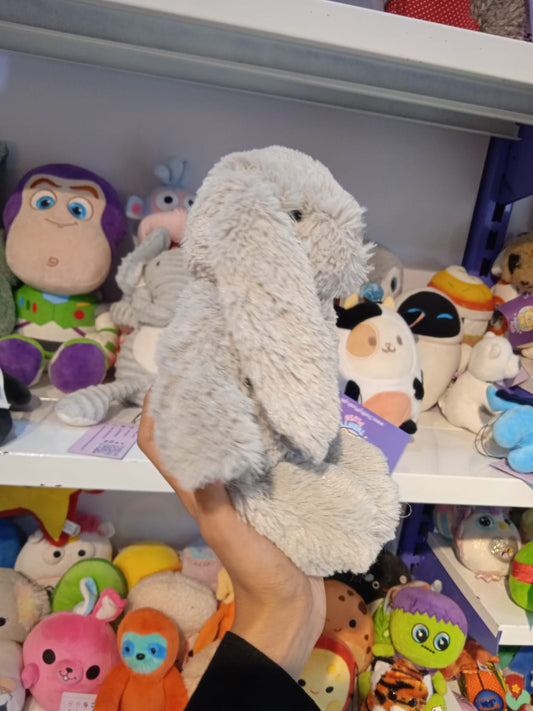 Blossom Silver Bunny Plush Toy