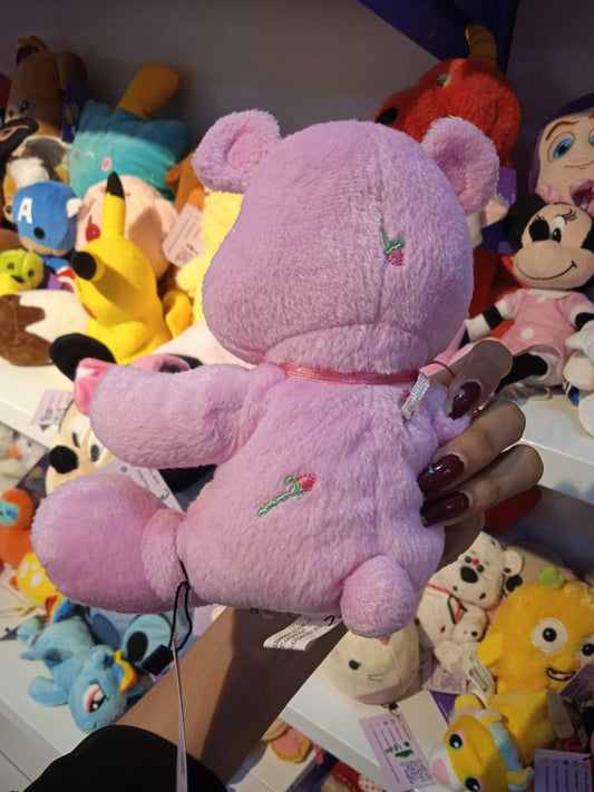 Pink plush teddy bear