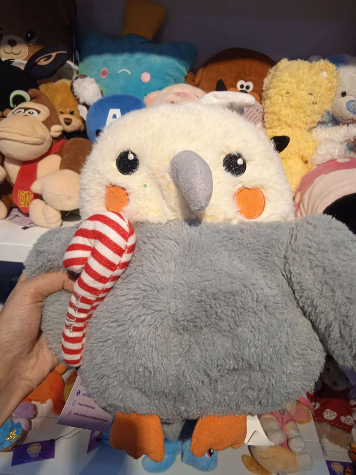Symphony the Gray Cockatiel Plush Toy