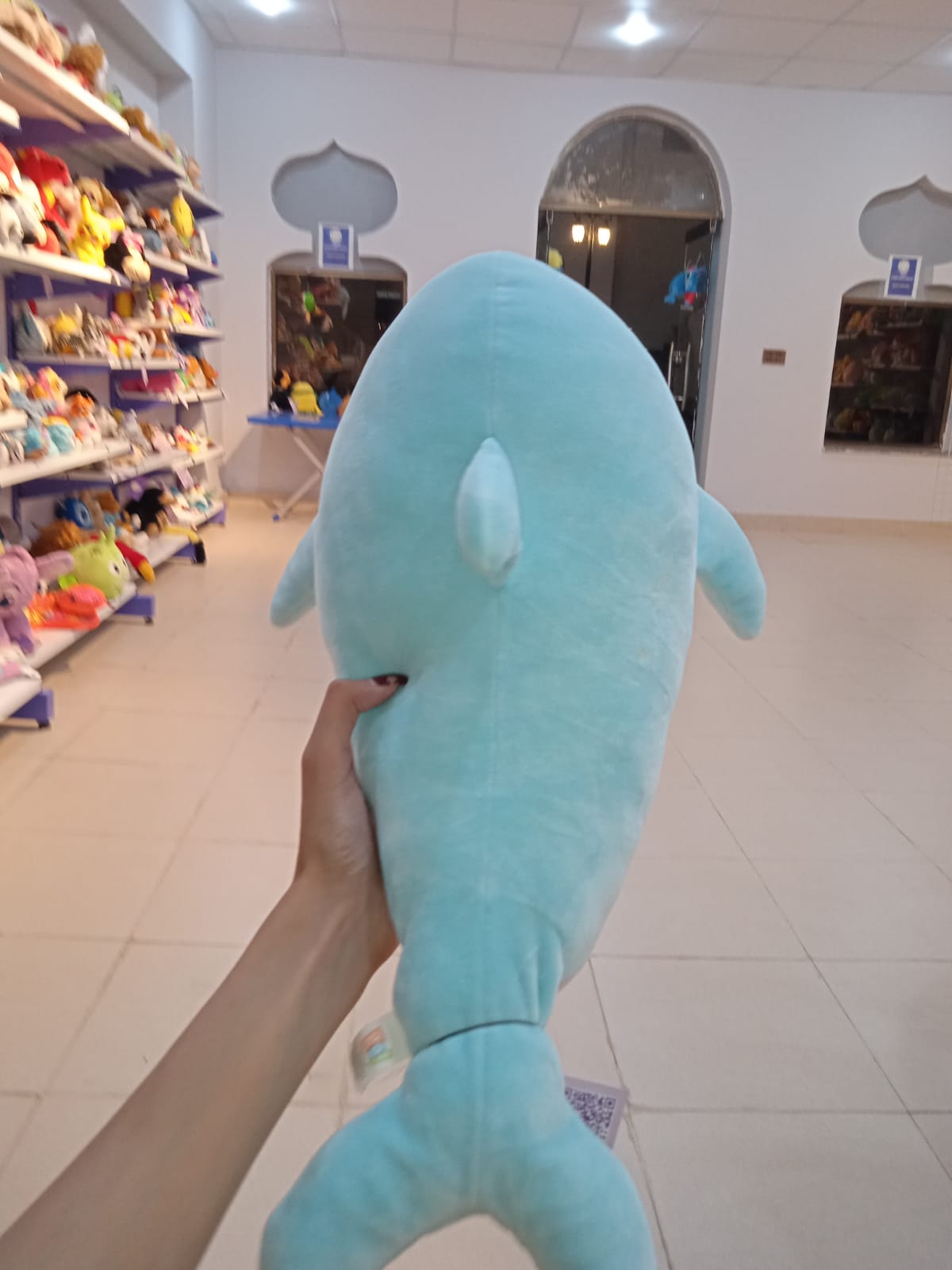 Kawaii Stuffed Dolphin Plush Pillow