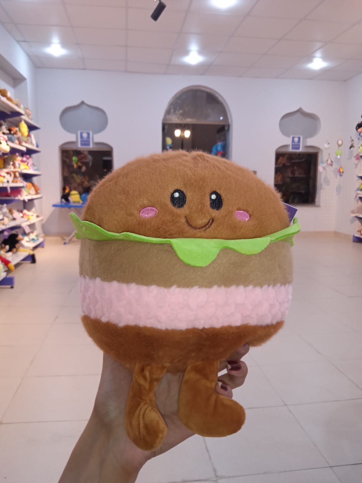 Kawaii Hamburger Plush Toy