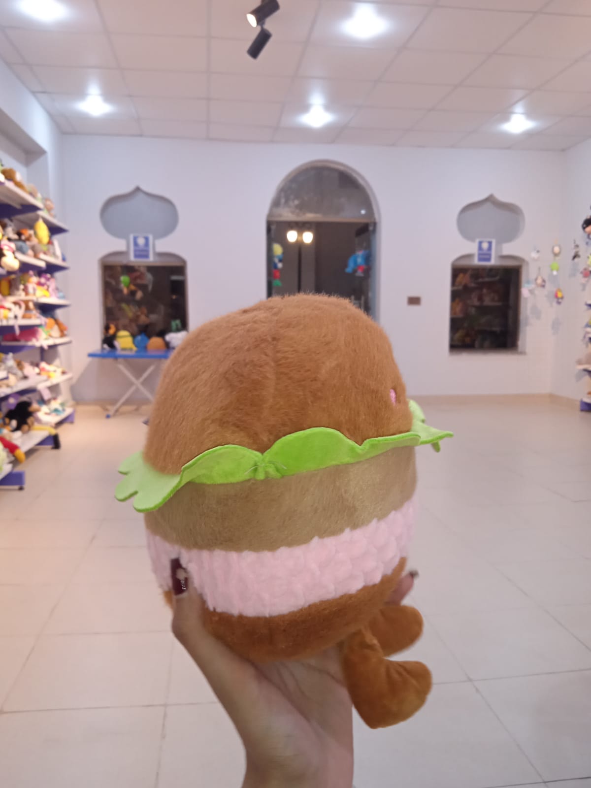 Kawaii Hamburger Plush Toy