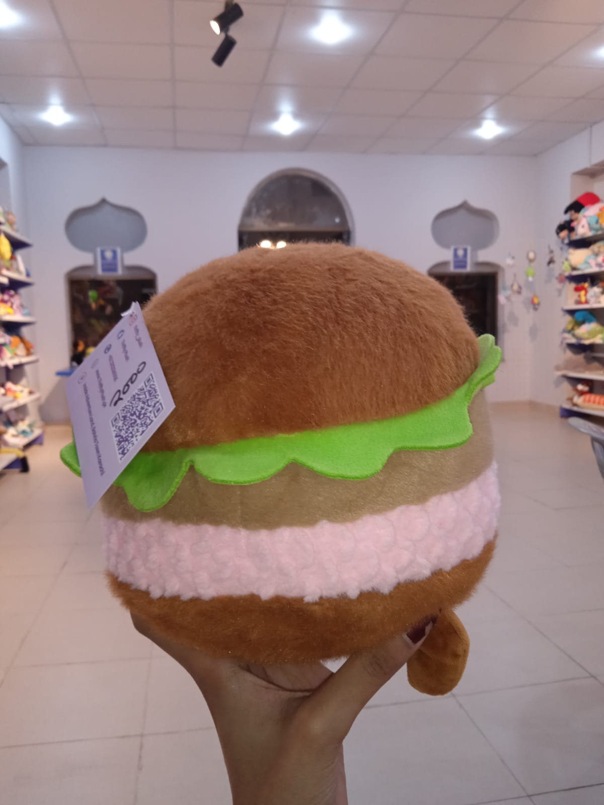 Kawaii Hamburger Plush Toy