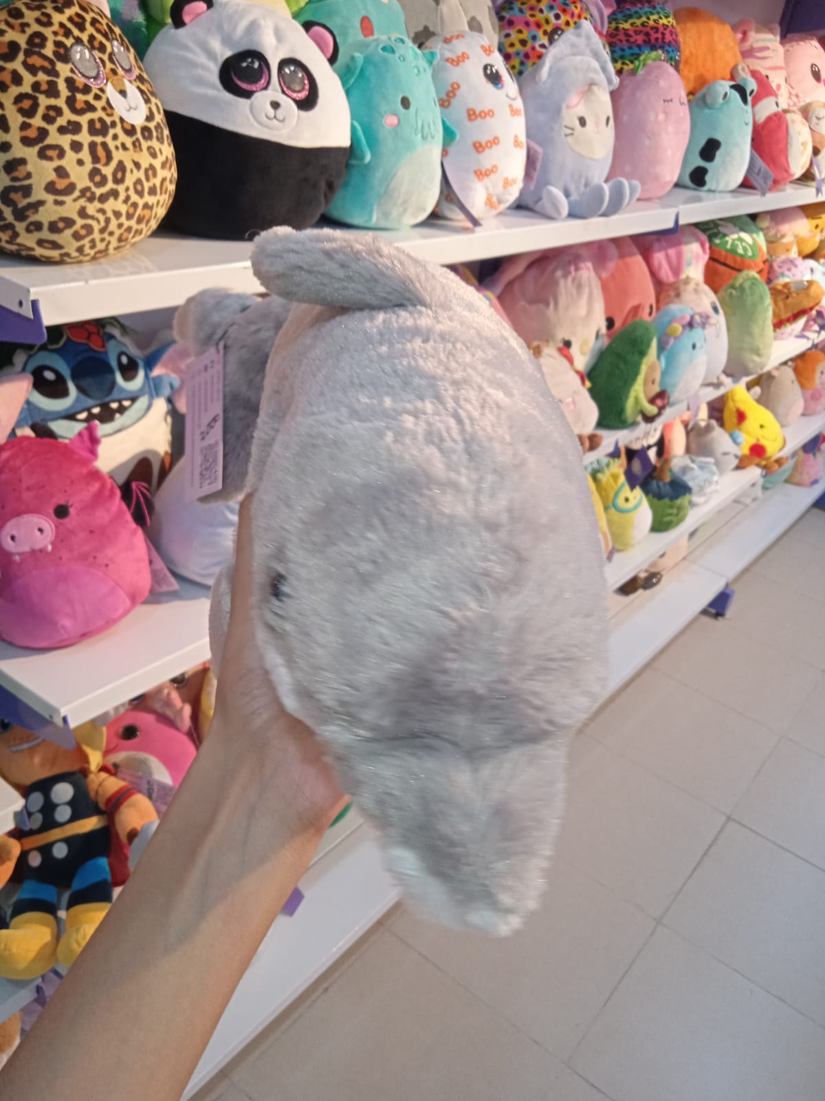 HugMee style manatee plush toy