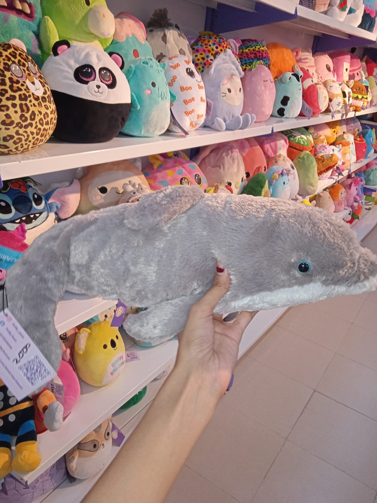 HugMee style manatee plush toy