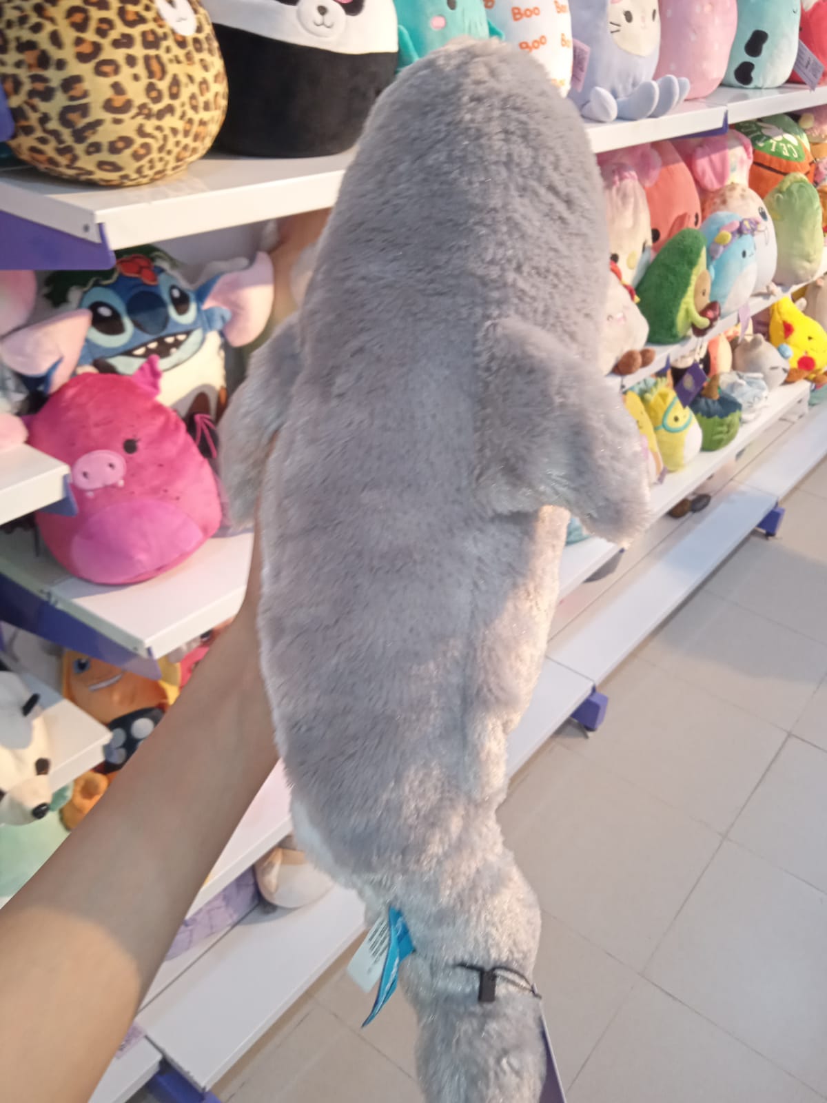 HugMee style manatee plush toy