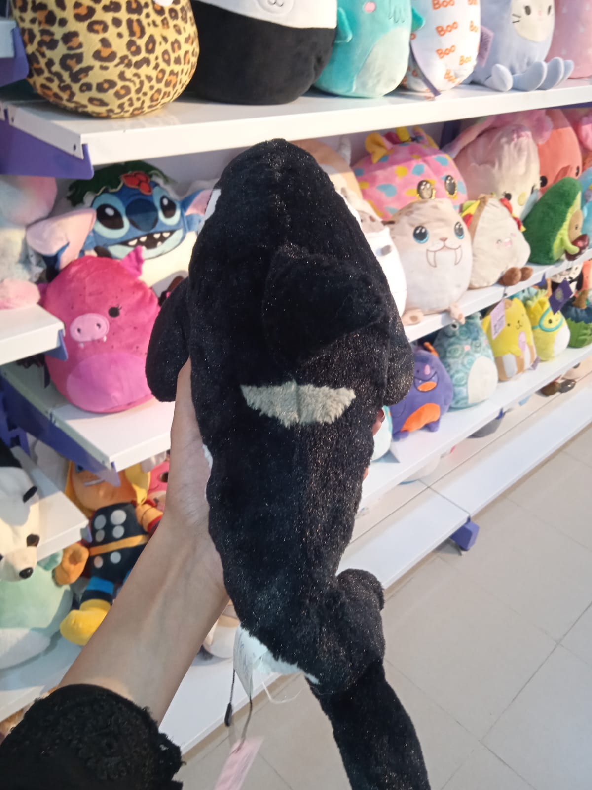 Aquatic Weighted Orca Whale Plush Toy