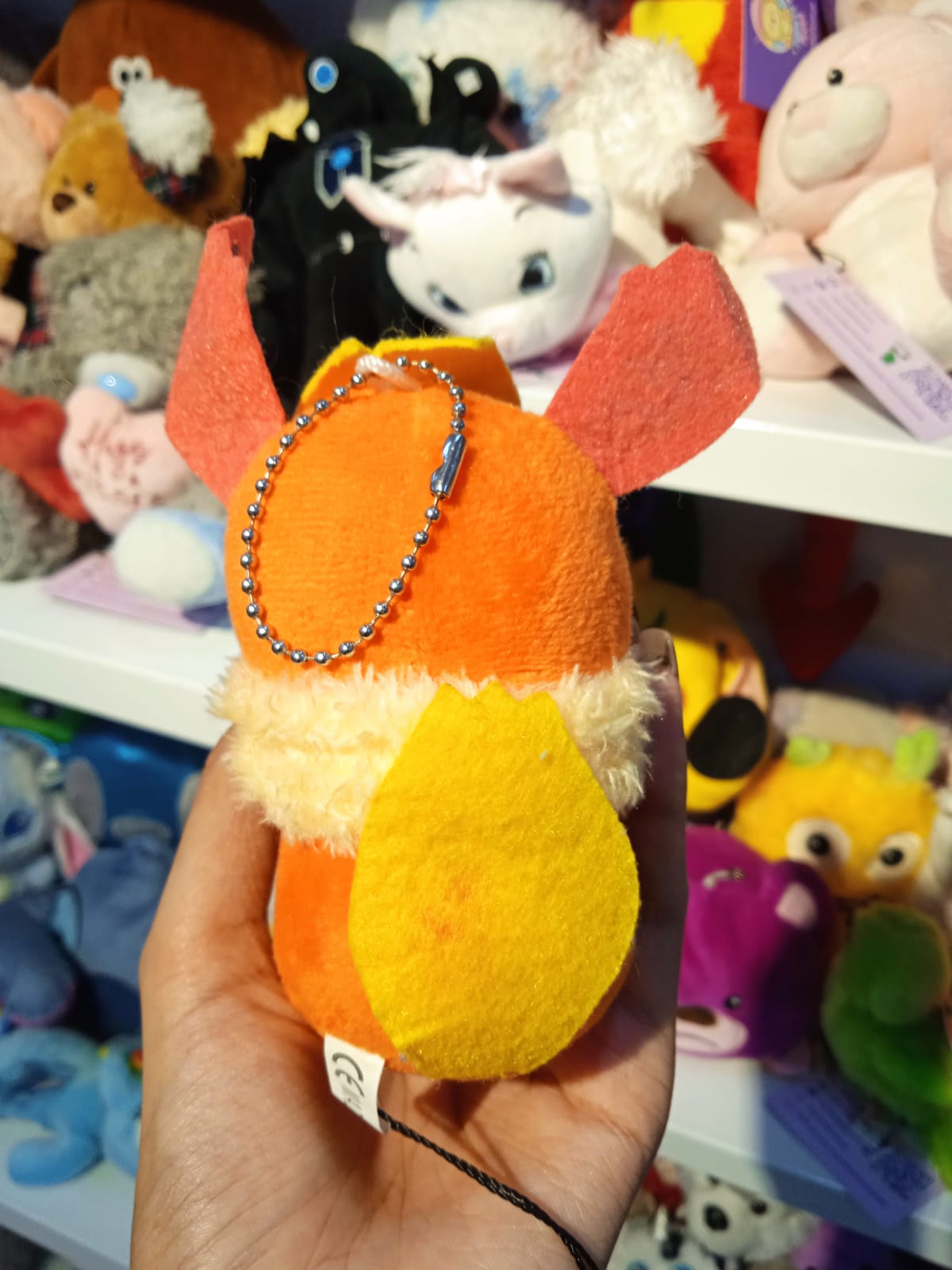 Flareon Mascot Plush Keychain