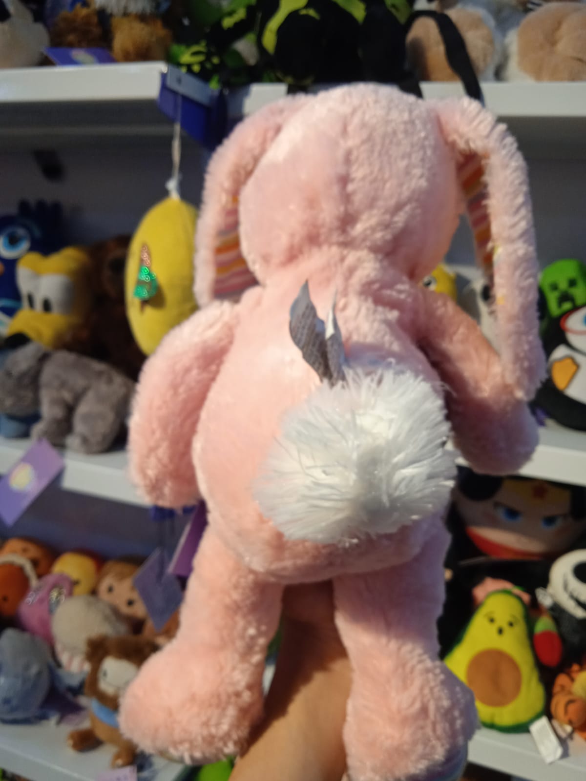 Light Pink Long Leg Bunny Plush Toy