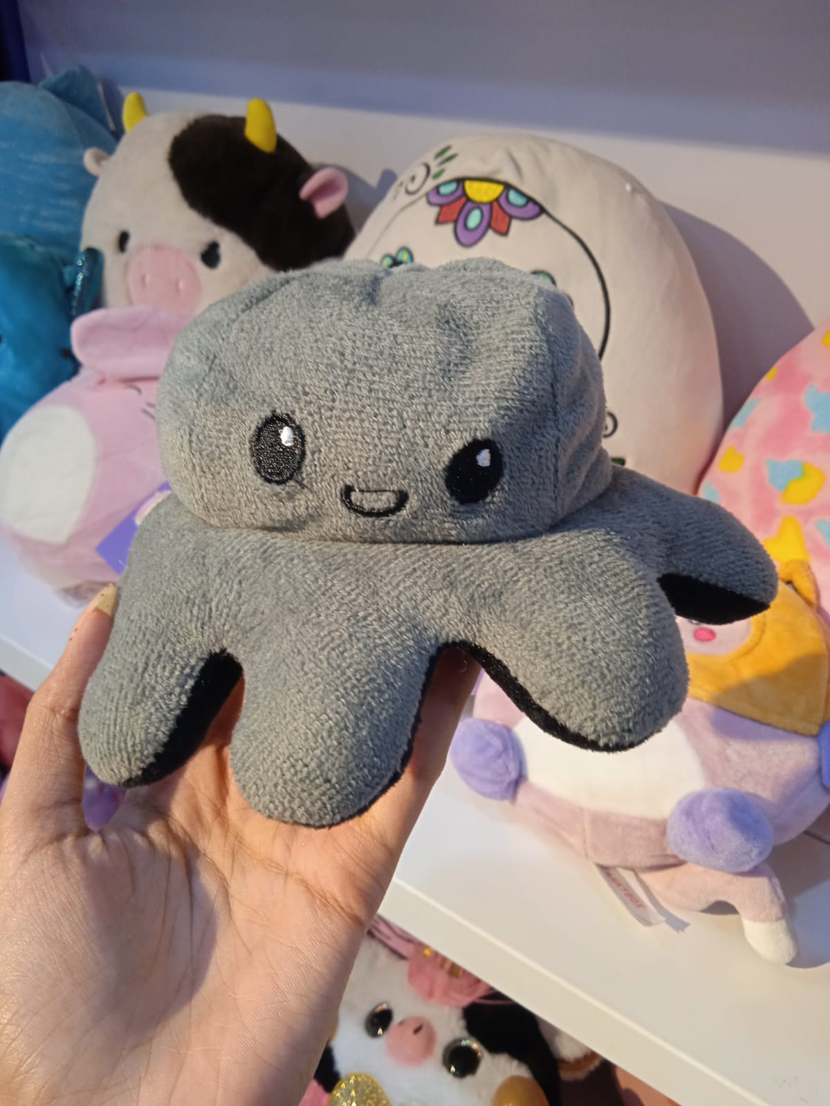 TeeTurtle Reversible Octopus Plush Toy