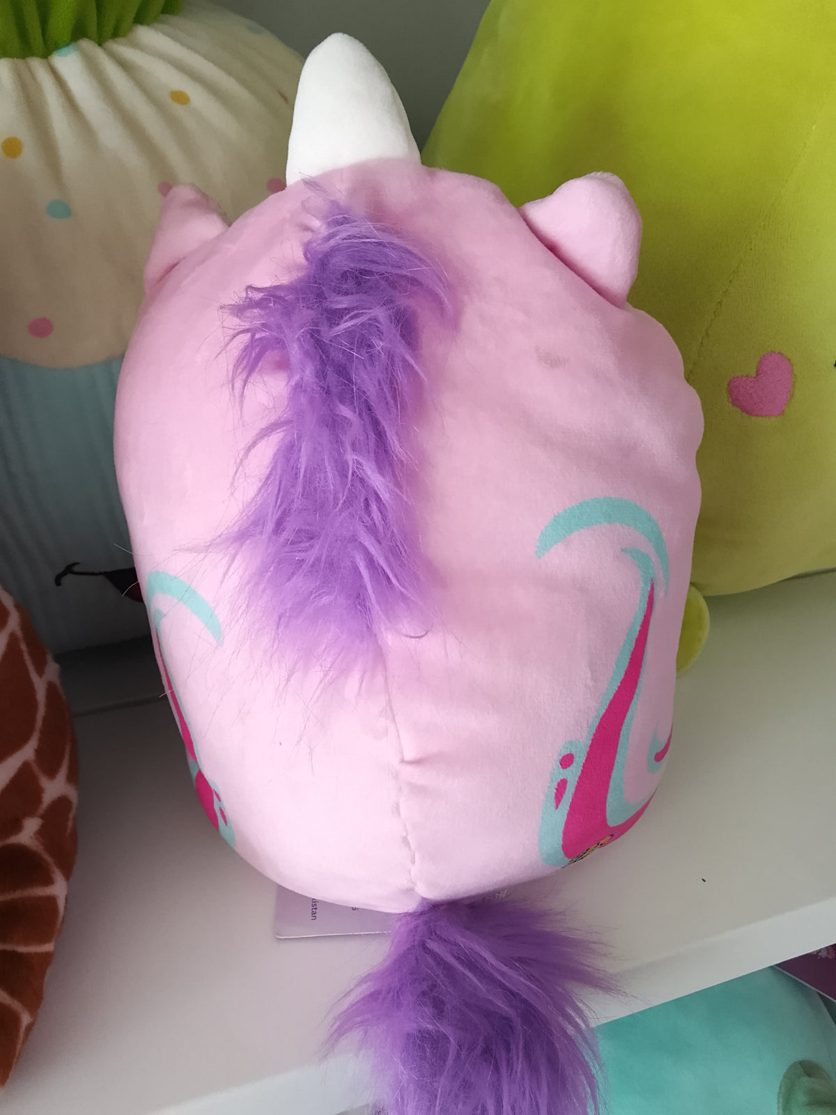 Pink Cats vs Pickles Twinkle Starlight unicorn cat plush toy.
