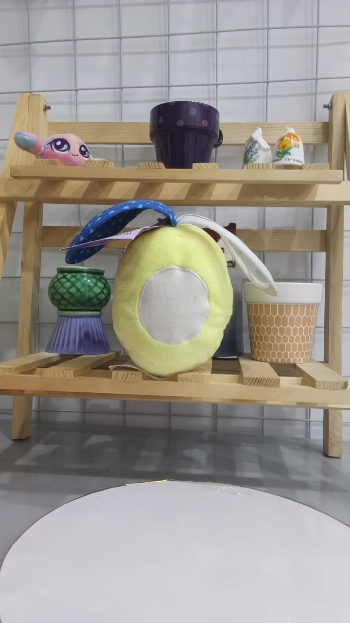 Plush Toy Or A Decorative Cushion,  Shaped Like A Bee